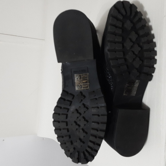 Dolce Vita Croc Lace Up Combat Boots - Picture 9 of 9